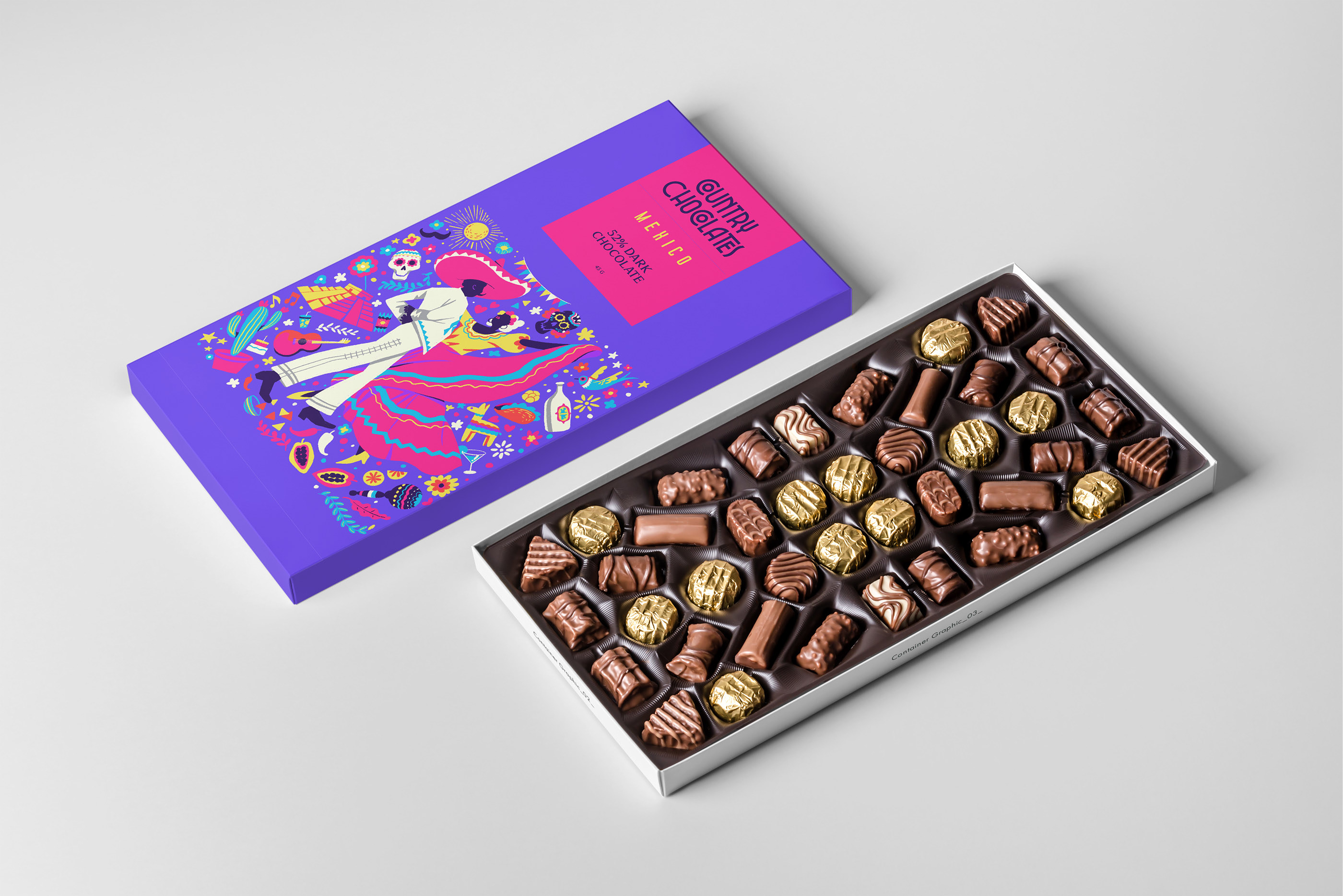 巧克力各种创意的造型,巧克力金色创意陈列