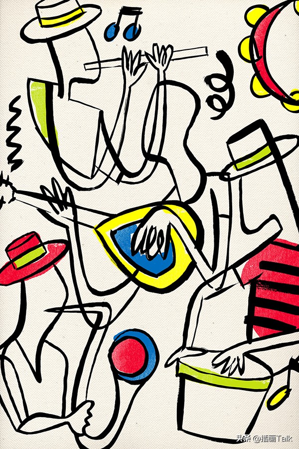 巴西插画师可爱动物,巴西插画家janaglatt的插画