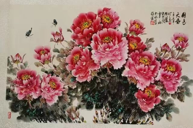中美艺术作品展,中美书画艺术交流展
