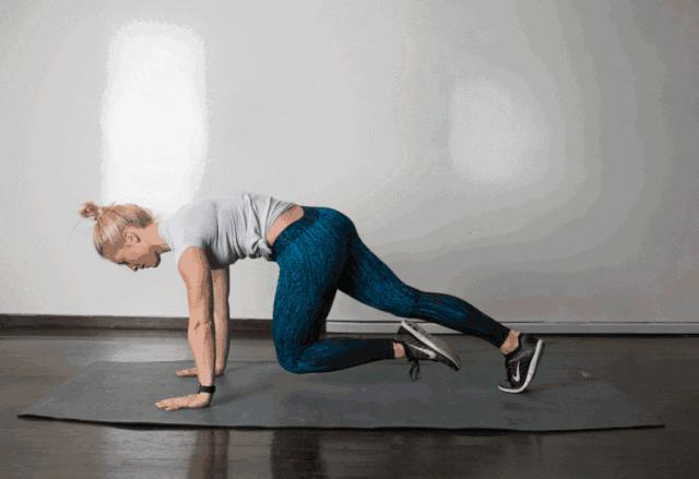 5个小动作学起来瘦腰瘦腿瘦全身,动图示范在家练的瘦腰瘦腿动作