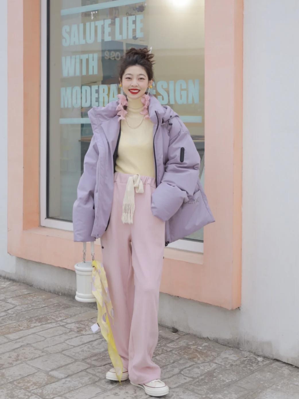 羽绒服怎么穿又好看又简单,羽绒服怎么穿才有高级感