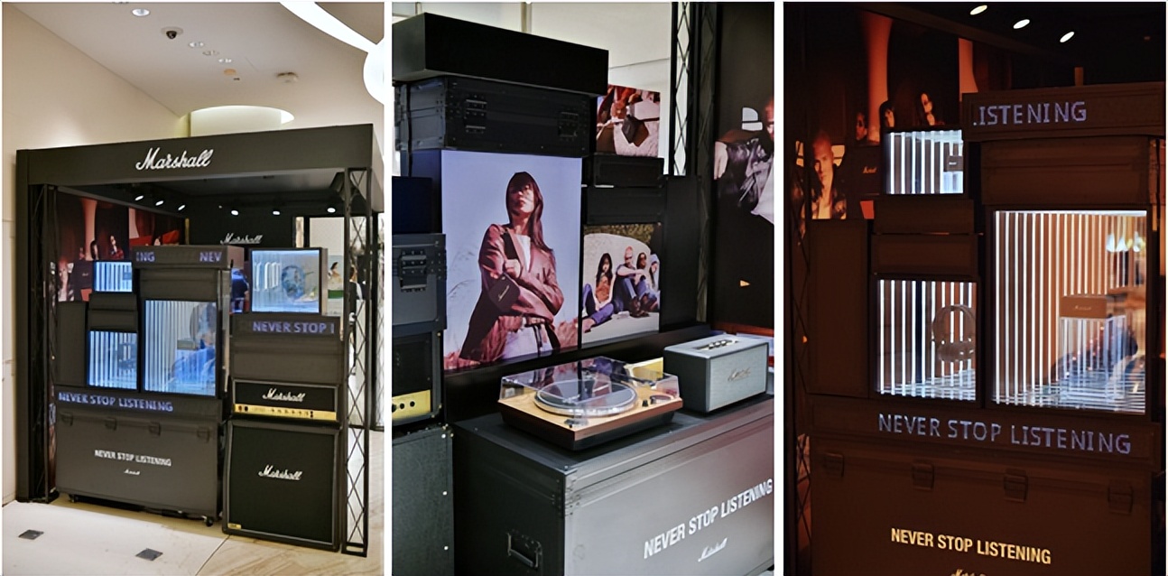 连卡佛呈献MARSHALLHEADPHONES音乐体验空间钻禧灵感伴你型走随心