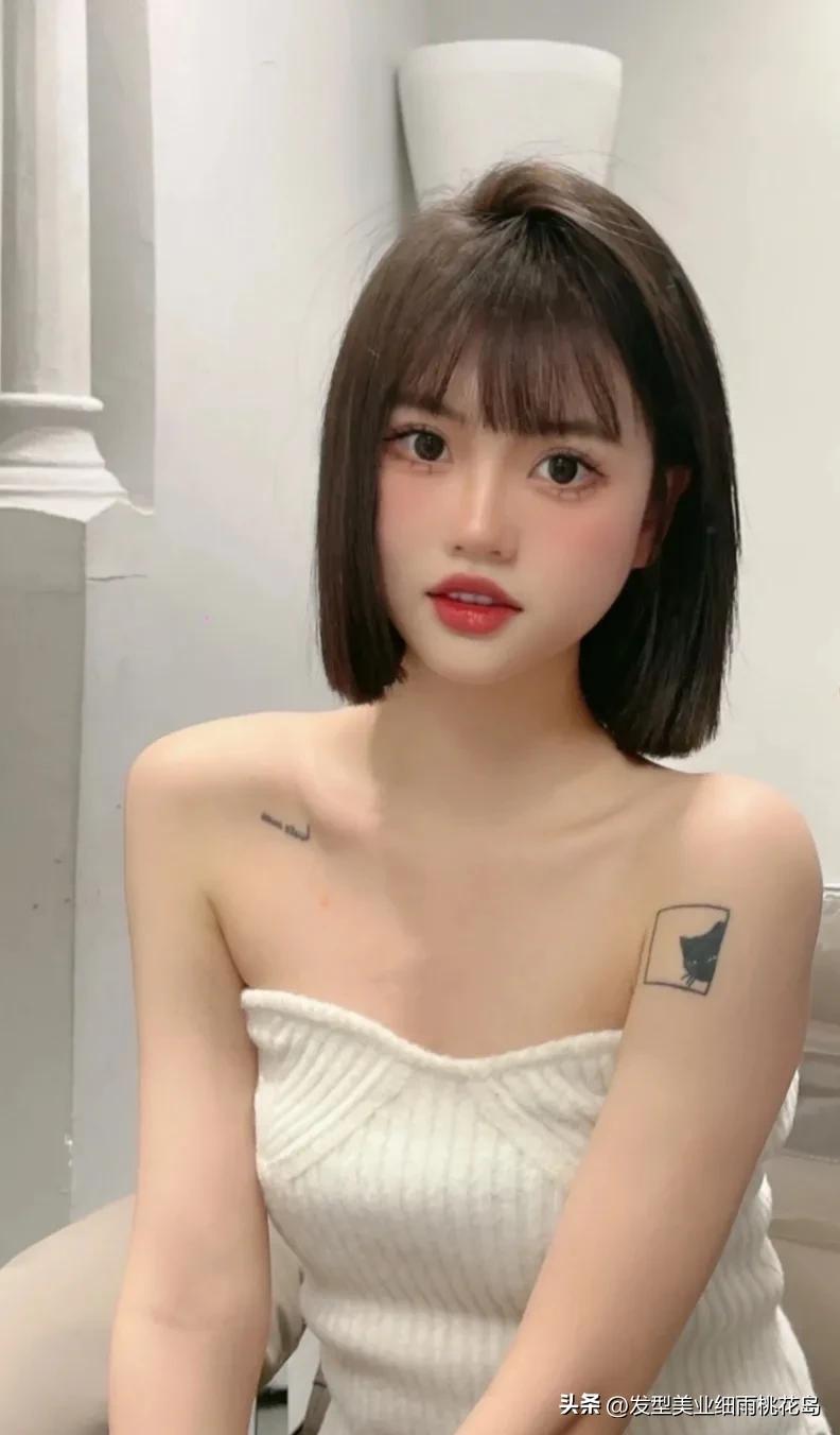 奶茶妹妹同款短发,奶茶妹妹发型图片大全