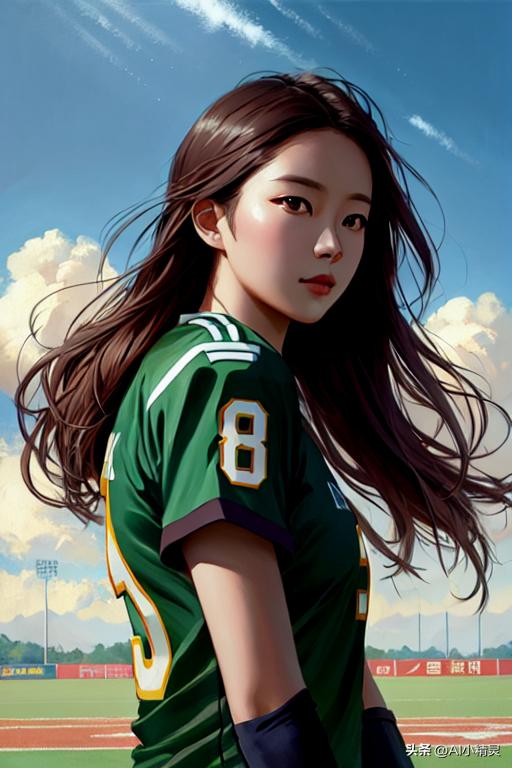 ai绘画足球各国美女,ai绘画足球夺冠