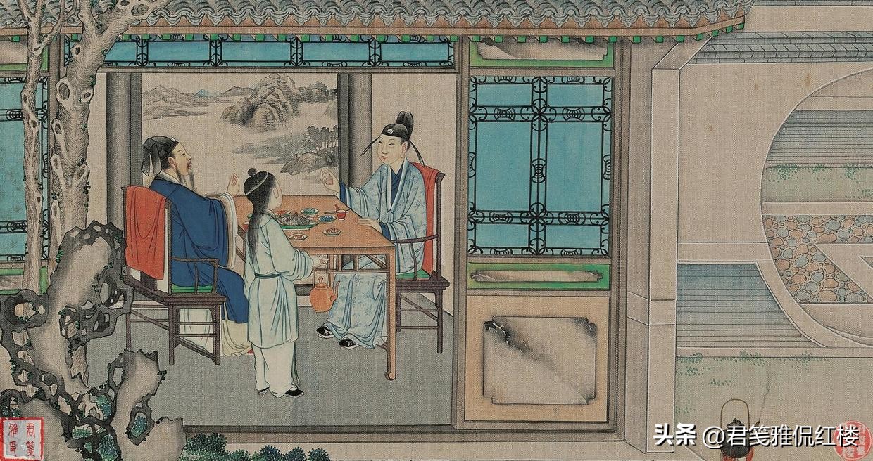 贾雨村用一副对联，还原黛死钗嫁，林黛玉是发妻，薛宝钗只是续弦