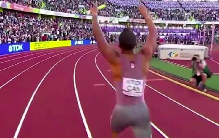 0.01秒绝杀世界冠军,4x100米接力亚运会绝杀日本