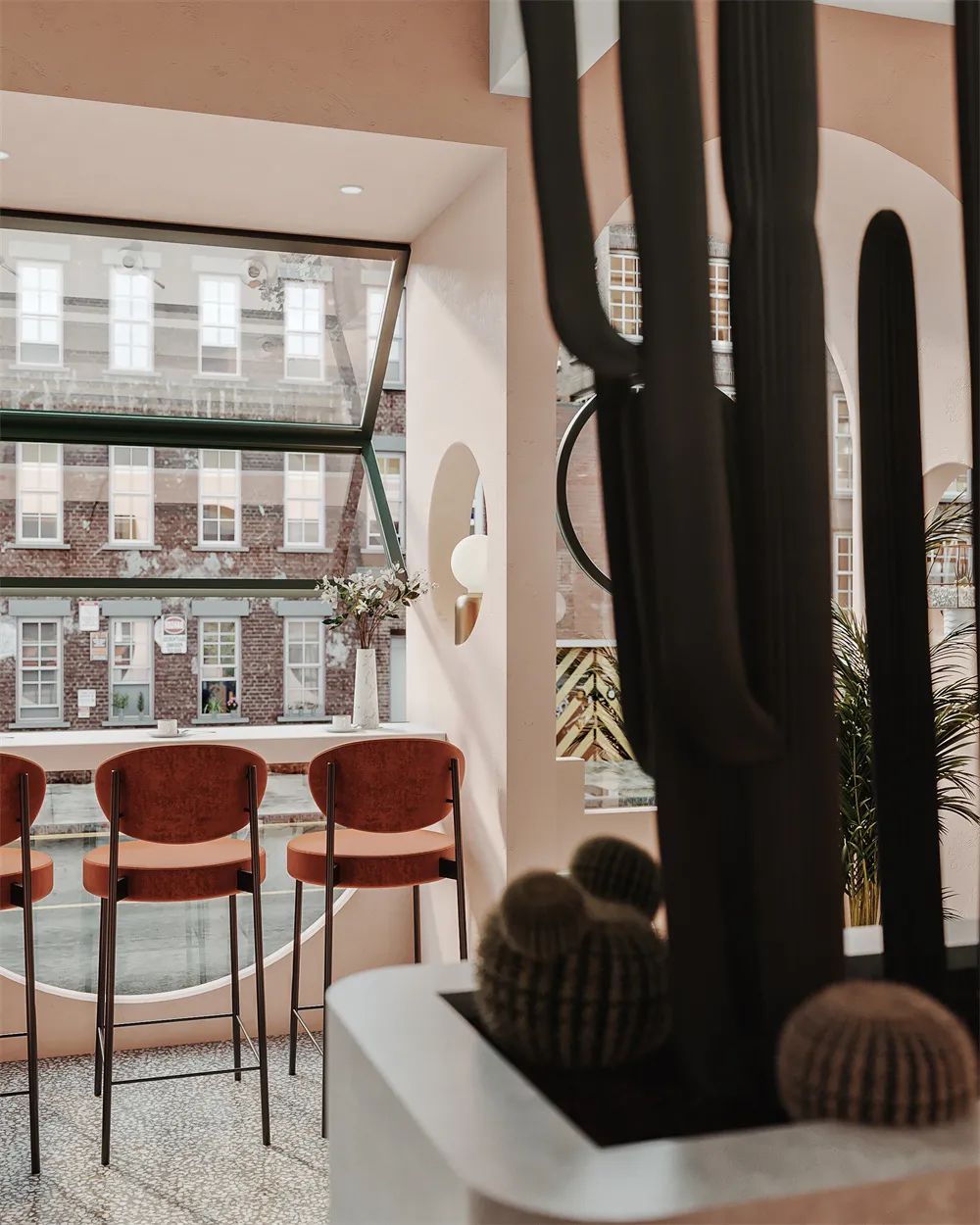 日式甜品店设计,法式甜品店设计效果图