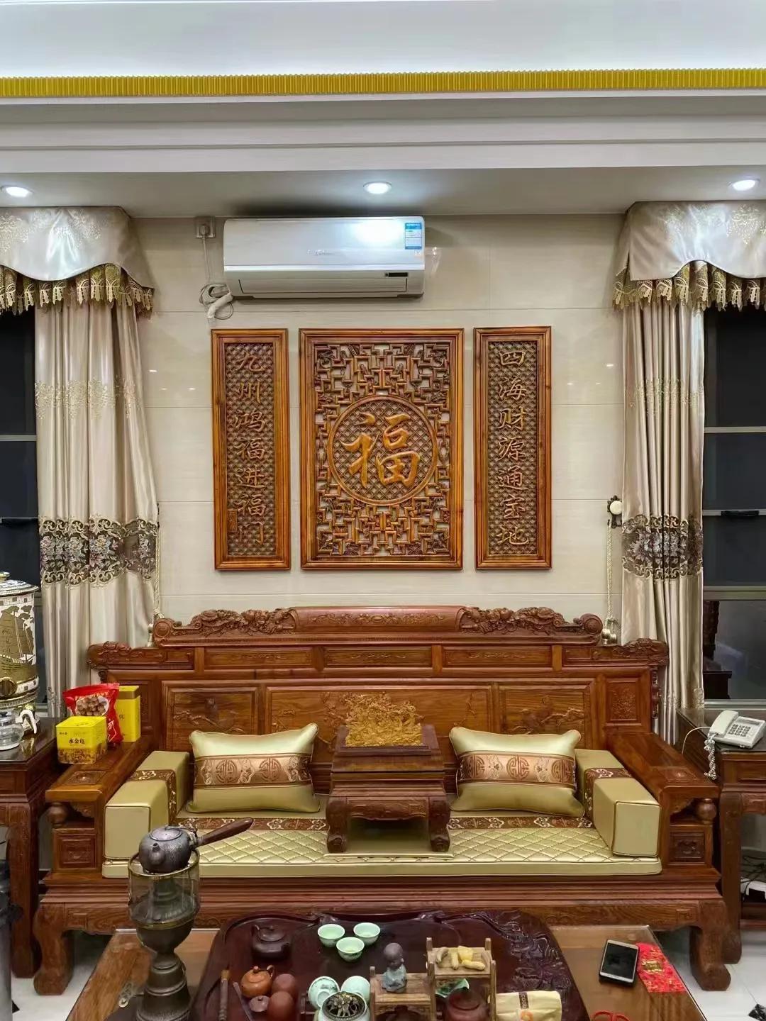 红木家具沙发坐垫什么颜色好,红木家具夏天沙发坐垫怎么选