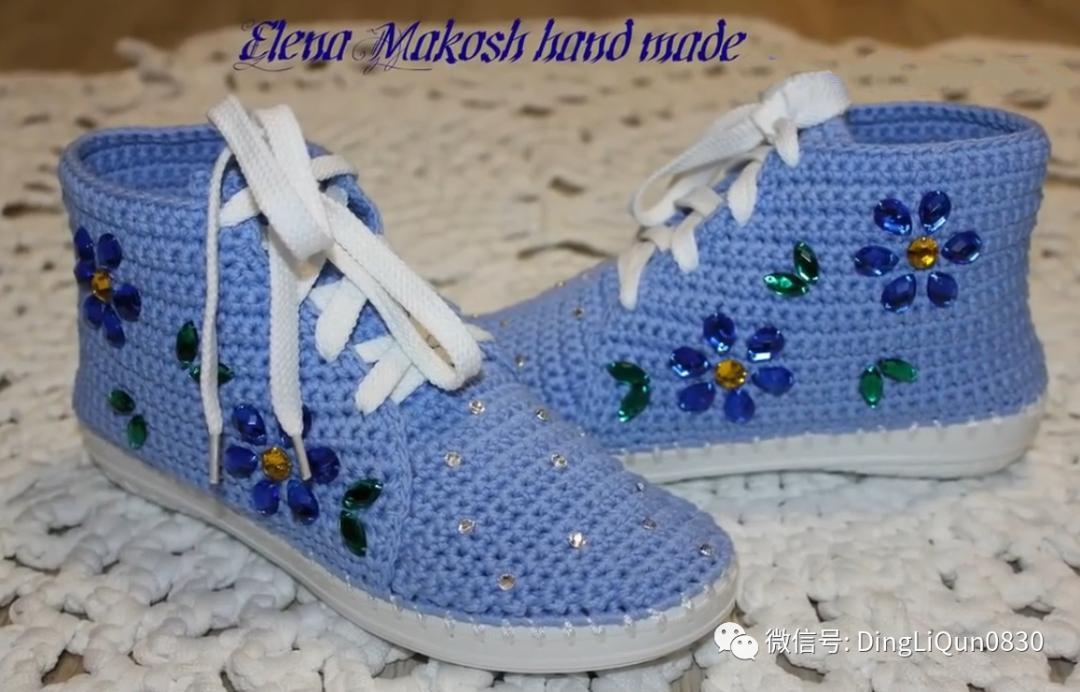 宝宝鞋的钩针编织方法及视频教程,钩针婴儿毛线鞋子编织方法教程