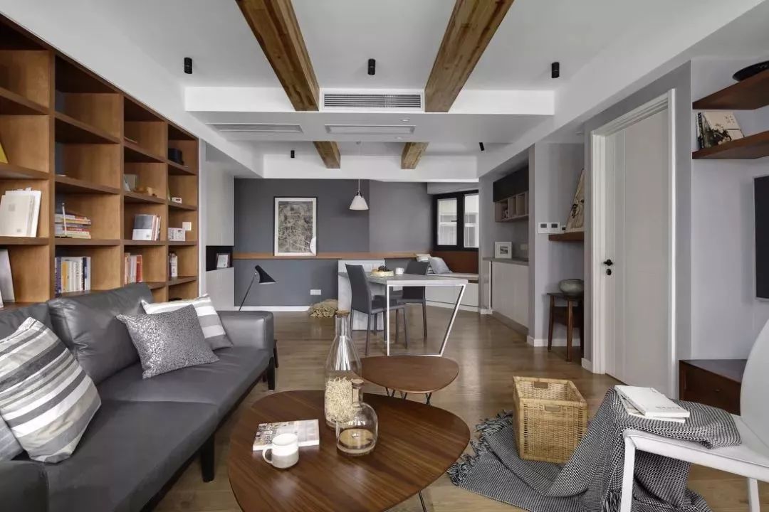 家里装修有横梁怎么设计处理,横梁竖梁怎么装修