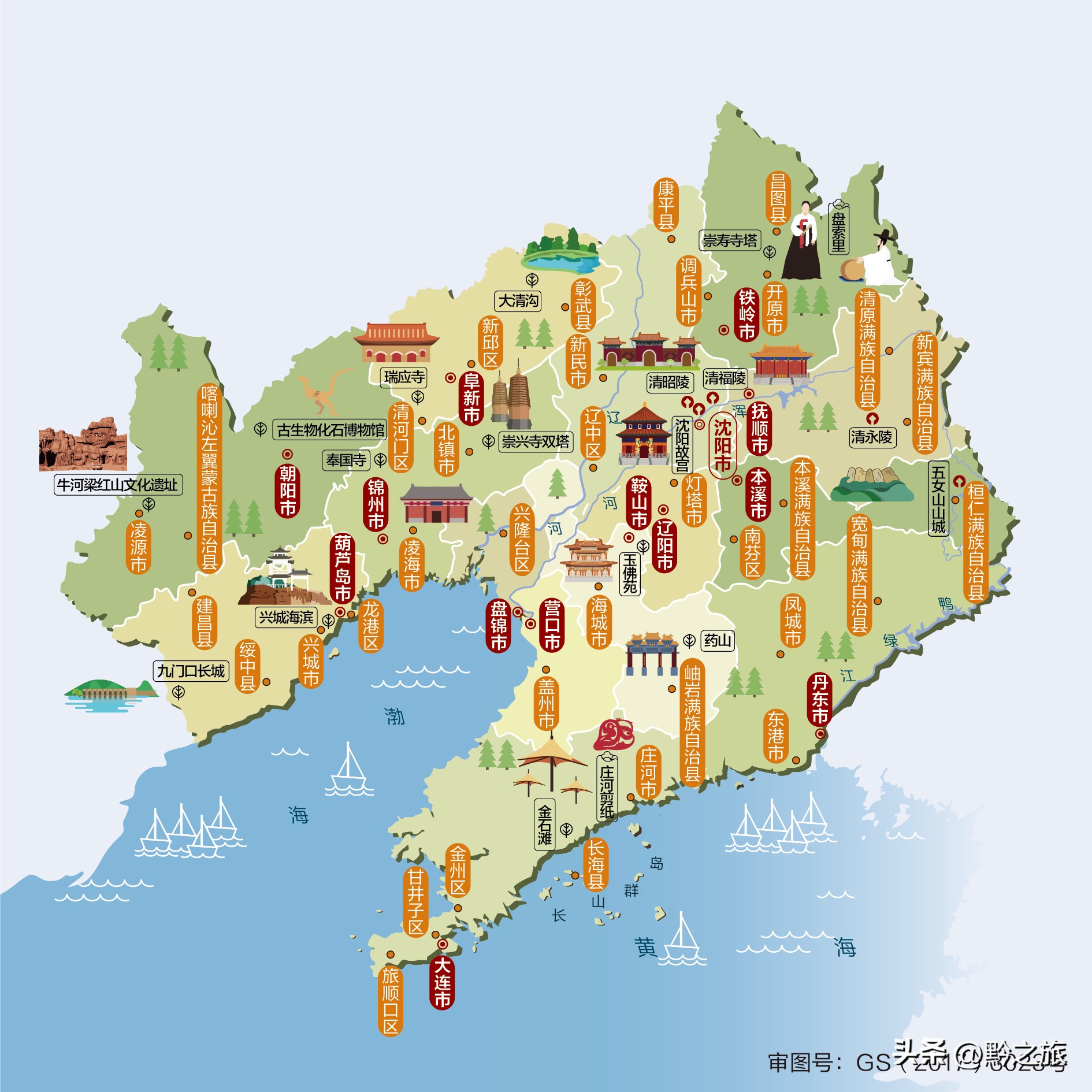 全国各地旅游地图超级攻略,国内旅游各省最值得去的地方地图