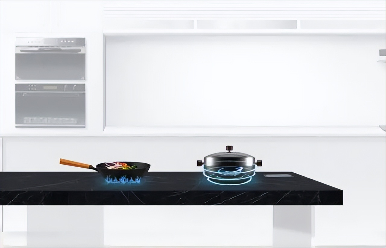 隐藏式隔空加热电磁炉,厨房台面隐藏式电磁炉