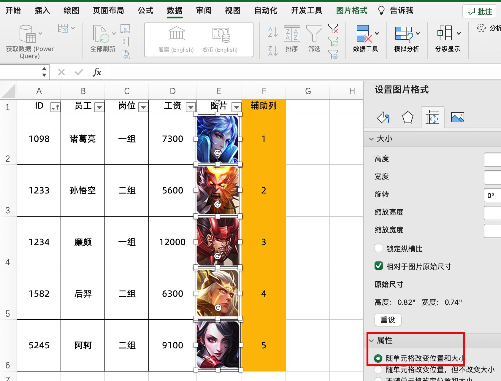 excel表格批量插入图片显示公式,excel复选框怎么批量对齐