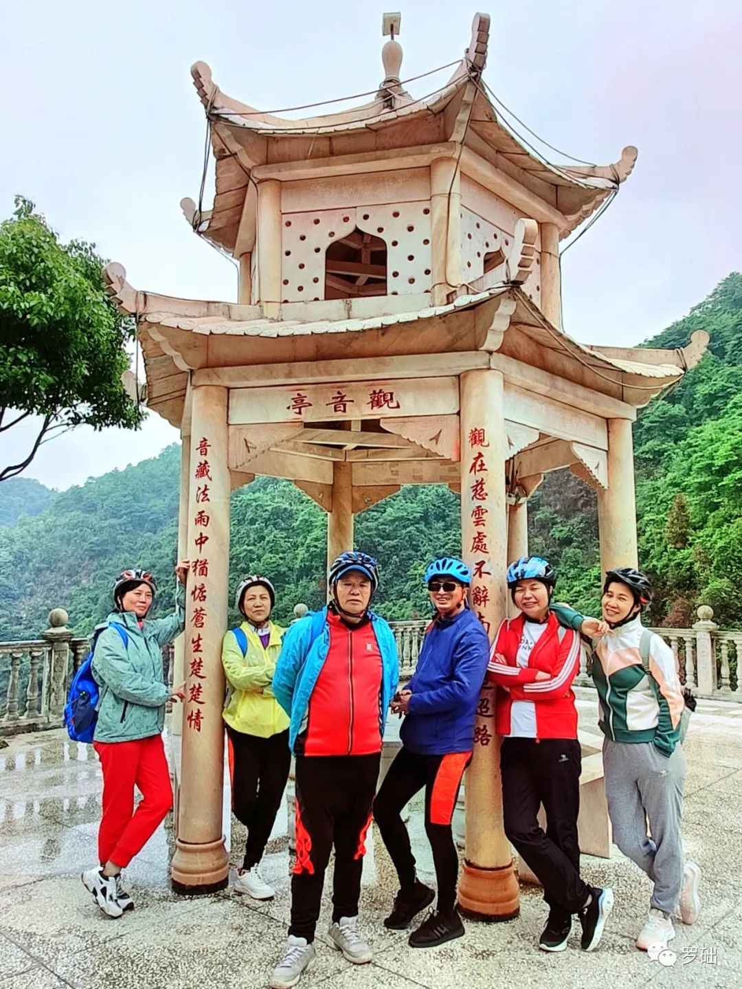 冒雨骑游资江小三峡·板竹山·望云寺观风景