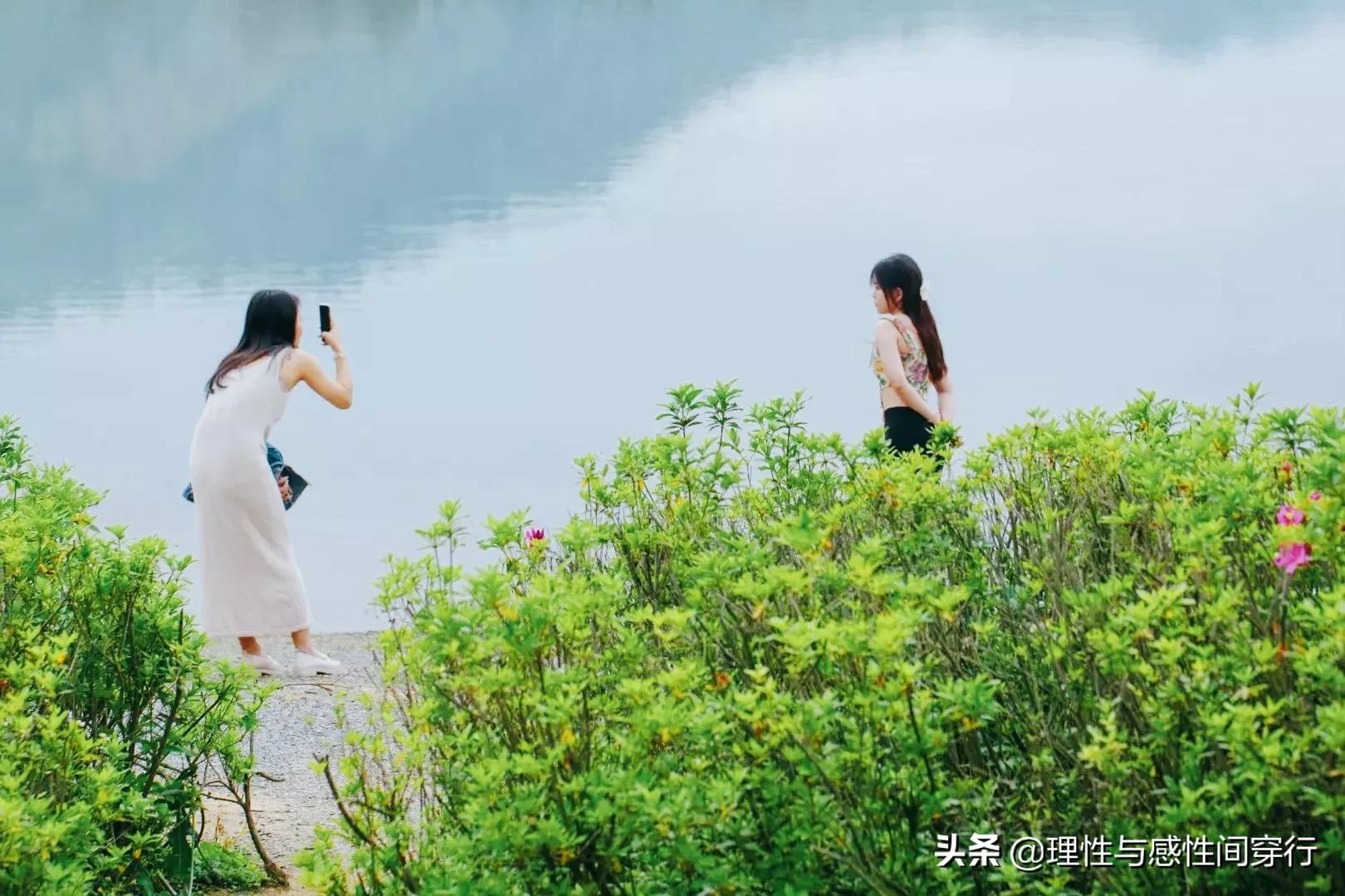 隔海相望，我在这头，静守似水流年，你在那头，淡看烟火人间