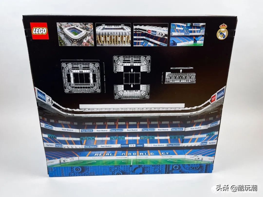 乐高10284诺坎普球场开箱,乐高皇家马德里球场