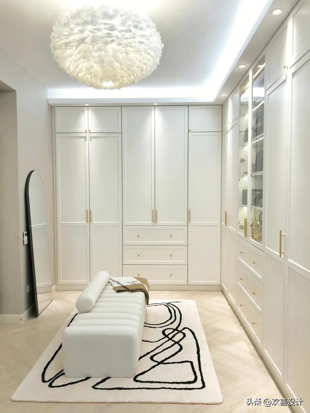 衣帽间门效果图大全2020款,30款衣帽间分享