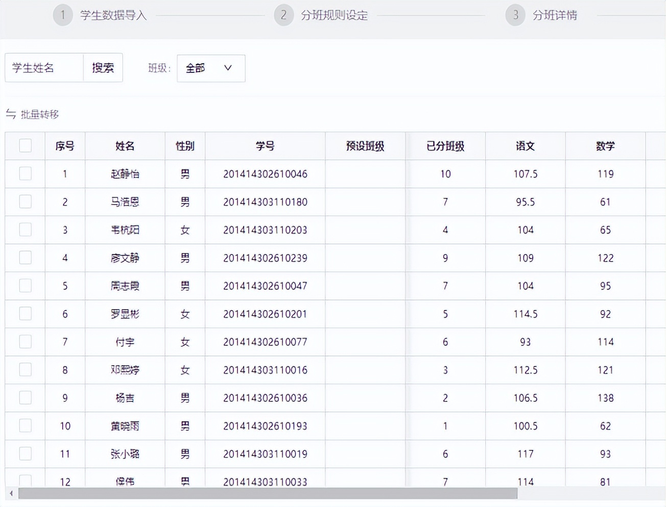一般学校都是怎么安排分班的,平行分班是怎么操作