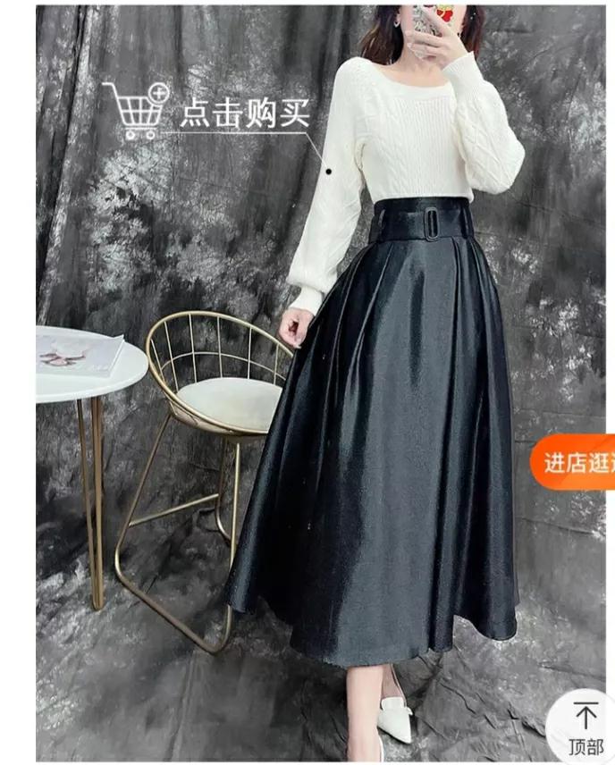 高级缎面裙,缎面裙第一视角