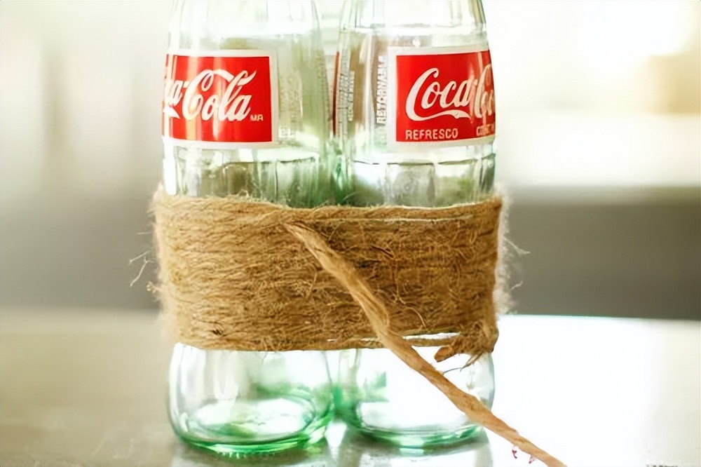 创意折叠花盆灯,洗洁精瓶做花盆小花瓶