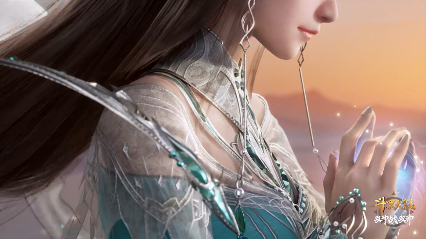 宁荣荣九彩神女造型,宁荣荣九彩神女神装照片