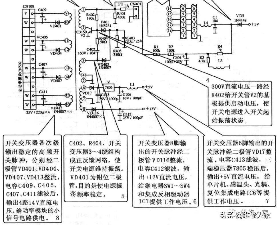 海尔无霜变频冰箱化霜电路原理,海尔变频冰箱维修原理视频教程