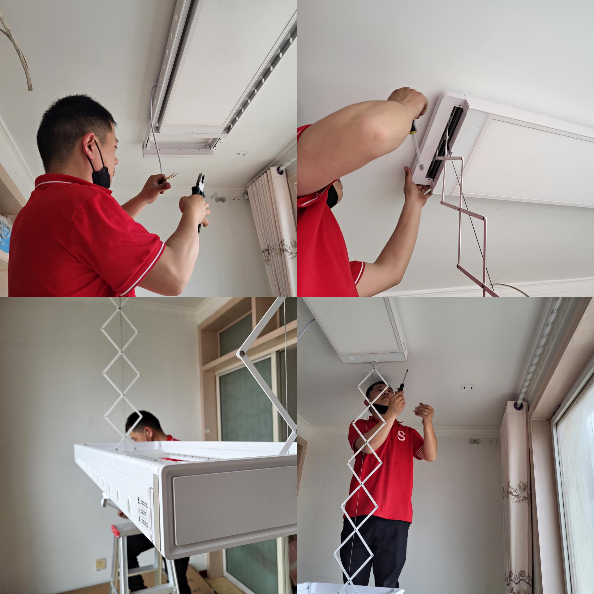 智能晾衣架烘干功能测评,云米smarts晾衣架