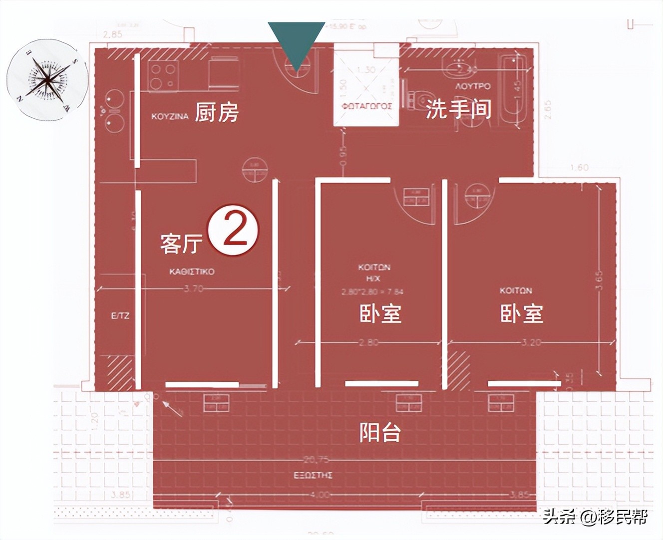 希腊房产|新港花园二期,6分钟步行圈配套设施全,不受涨价影响!