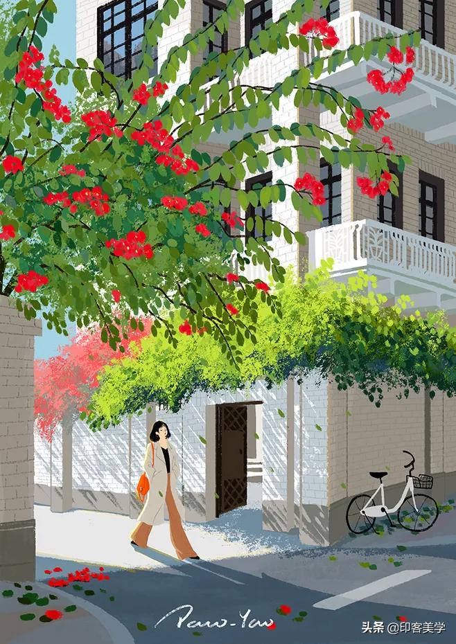 小众插画头像,分享给大家一组我的原创插画头像