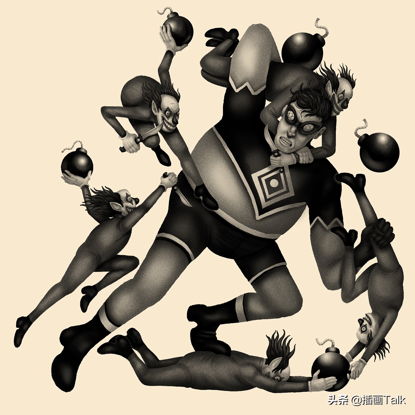 瑞士插画师DexterMaurer，微妙的和谐感