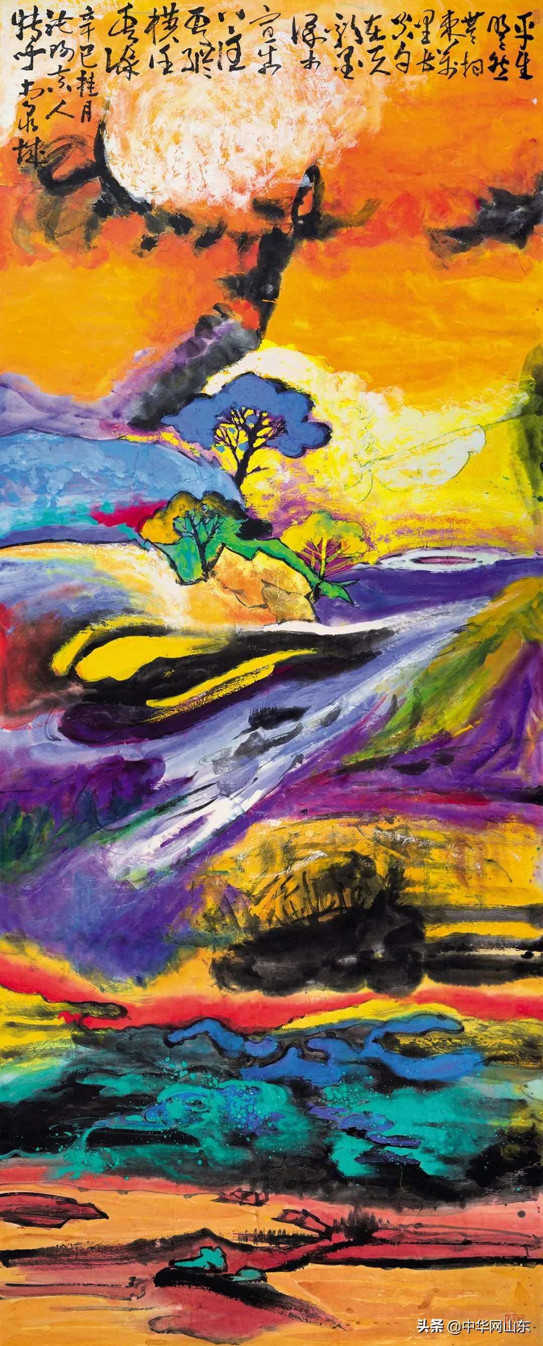 平生野然无拘束别有天地非人间——解读著名画家孙博文的鸿篇巨制