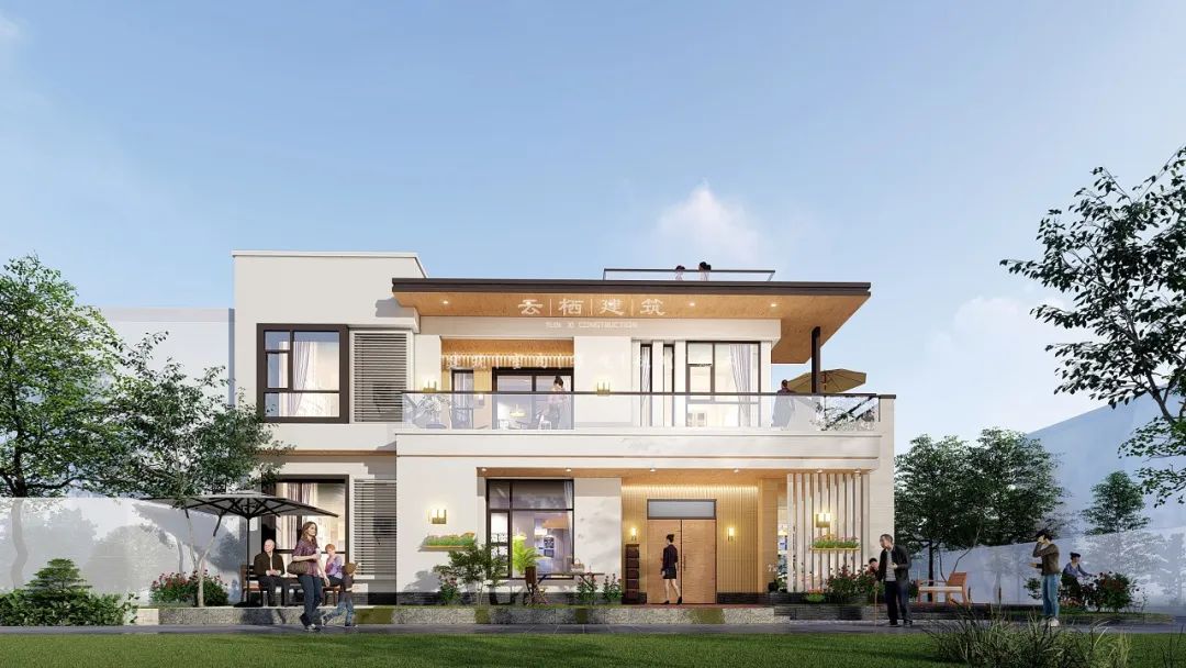 北京简约小别墅二层,北京现代简约轻奢二层别墅