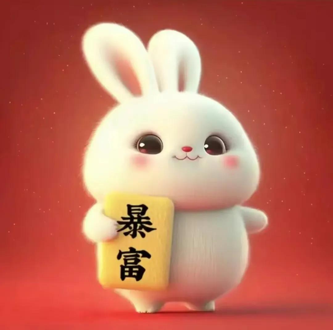 十二生肖兔子头像过年版,霸气兔子生肖头像