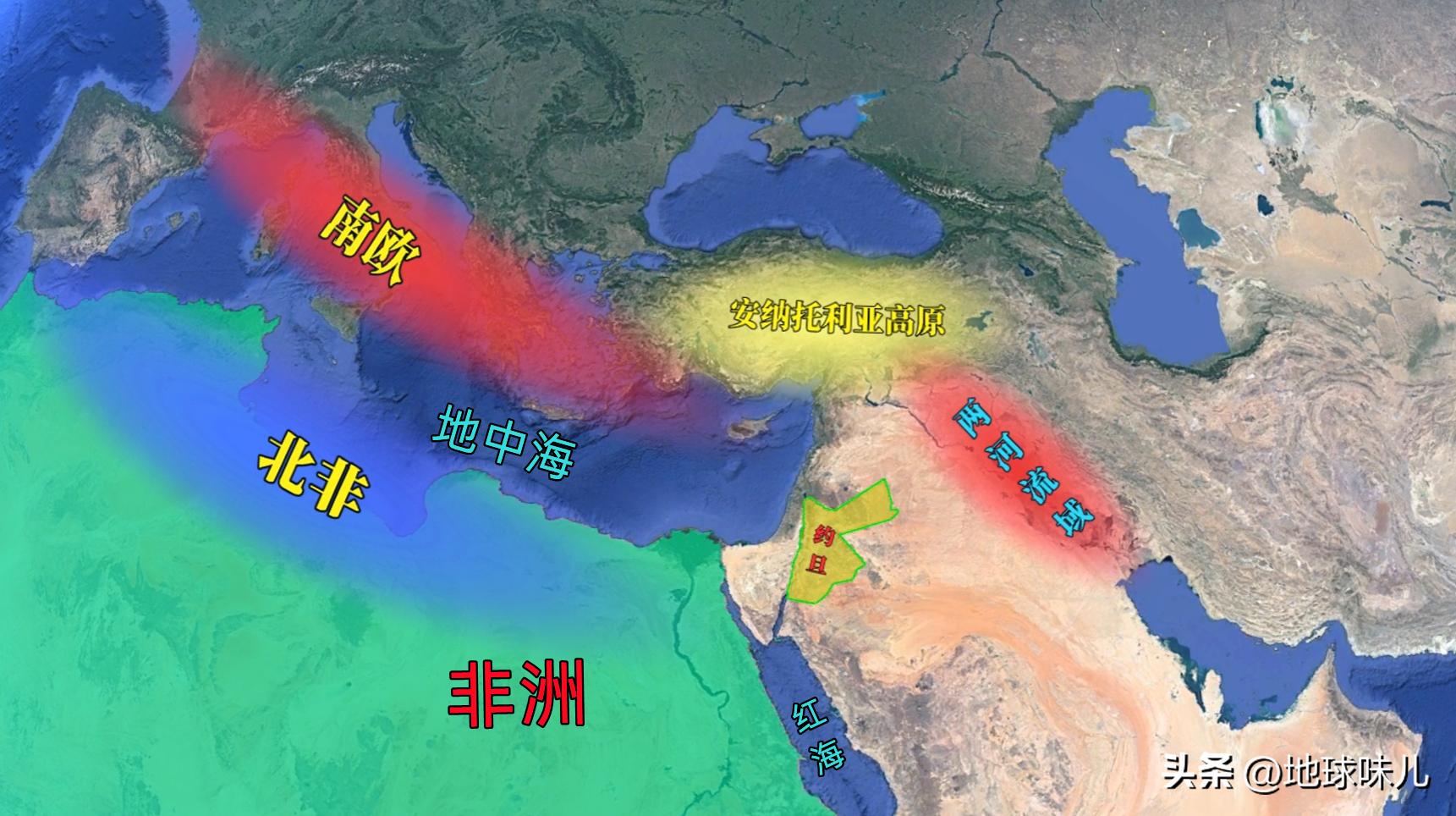 约旦换土地前后的地图,约旦换出海口