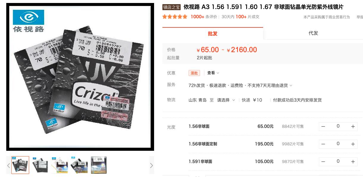 10大眼镜镜片品牌排行,十大性价比高的眼镜镜片