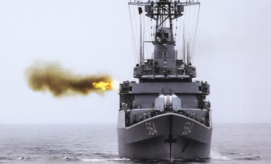 中国海警巡逻舰作战,我国有多少艘海警舰装备76mm舰炮