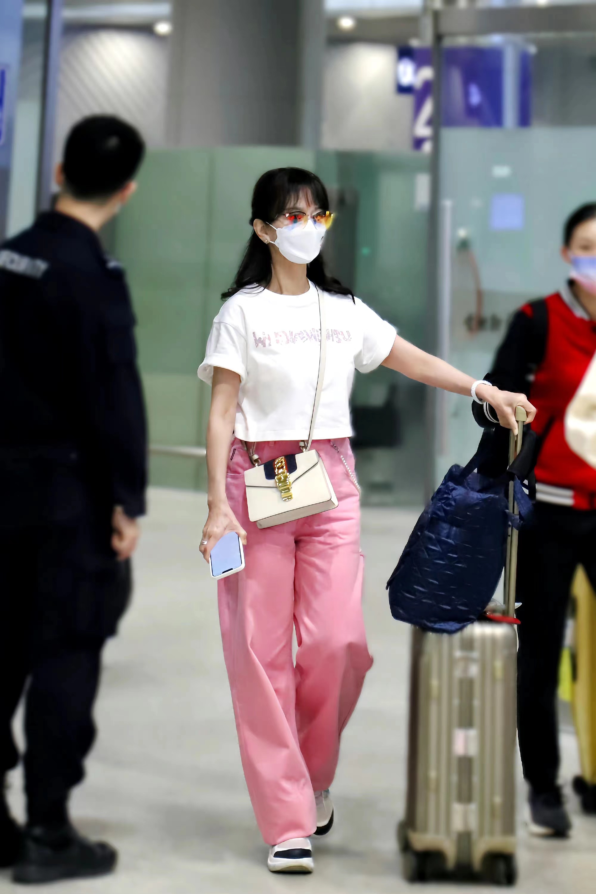 赵雅芝毛呢阔腿裤,赵雅芝同款阔腿裤