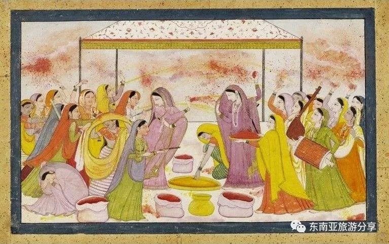 印度洒红节的由来,印度洒红节