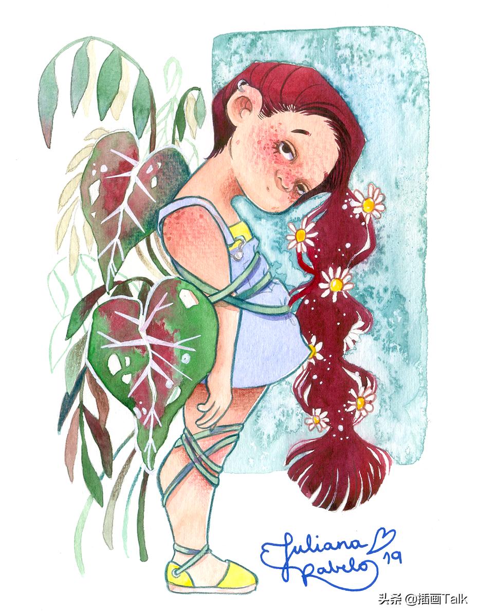 巴西插画师jaza动物插画系列,巴西插画师jaza的动物系列