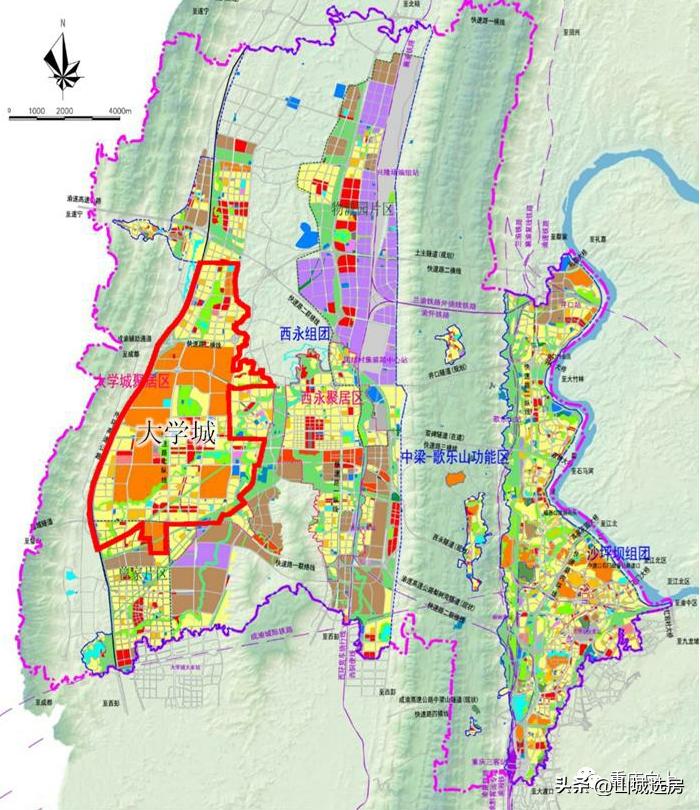 重庆大学城以后发展会怎样,重庆大学城未来的学校