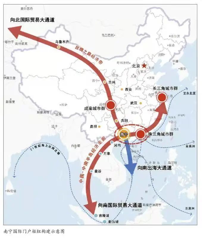 中国南宁未来超级大城市,南宁全国最大最发达的特大城市