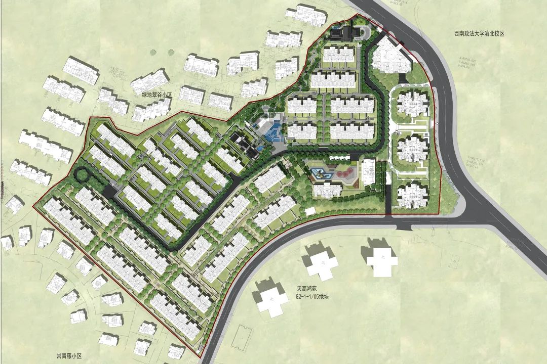 重庆绿城合院,重庆绿城御园别墅