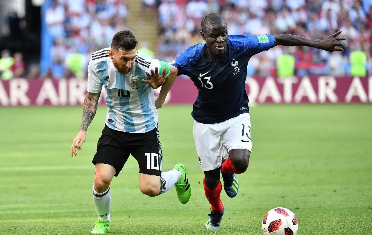 阿根廷1:0领先法国,阿根廷2-1胜澳大利亚梅西