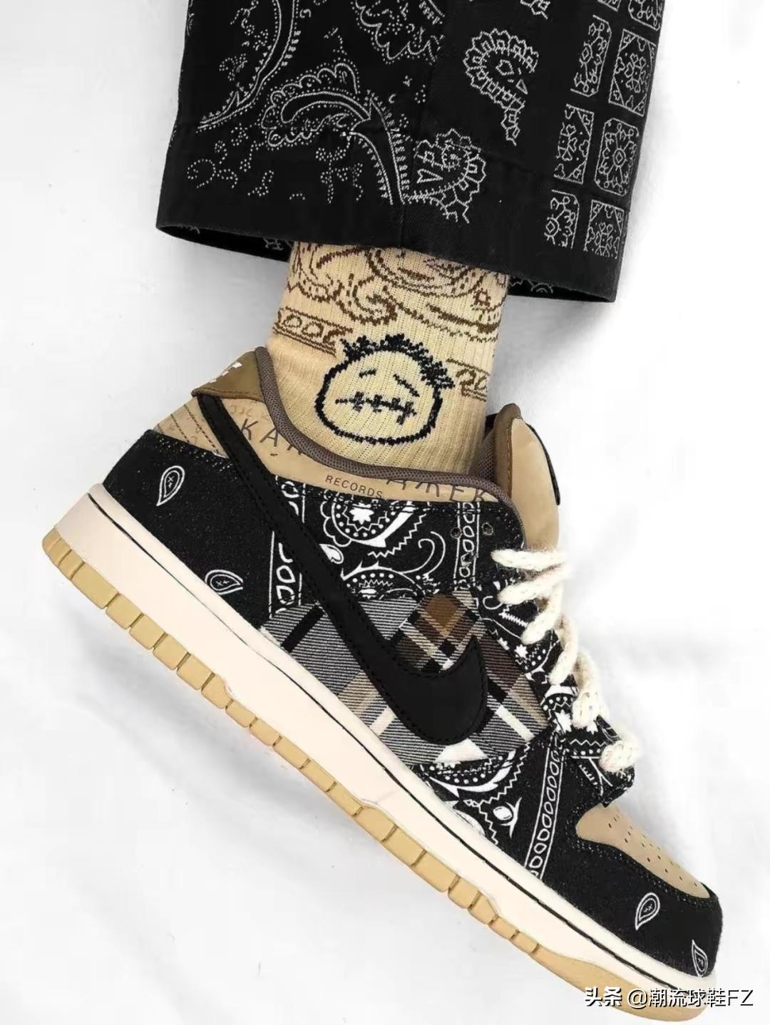 dunk腰果花每双都一样吗,sbdunk棕白腰果花撕撕乐