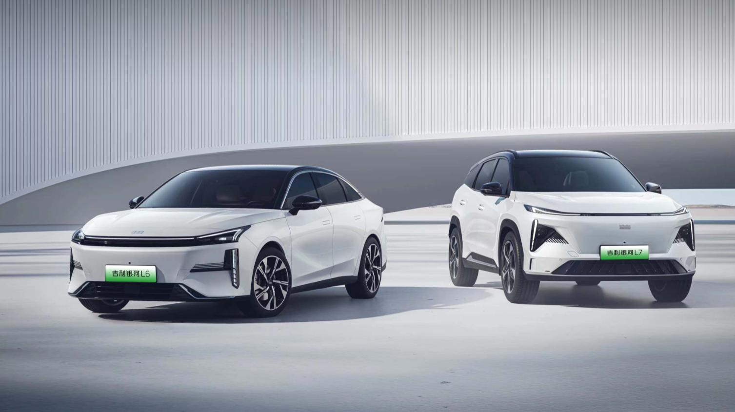 ai智能电混家轿实拍吉利银河l6,新一代智能精品家轿吉利银河l6