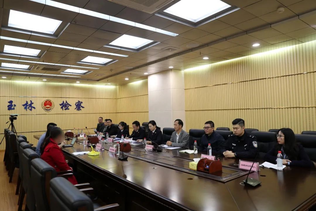 玉林市检察院召开涉罪未成年人不起诉宣布教育会和涉罪未成年人不批捕帮教训诫会