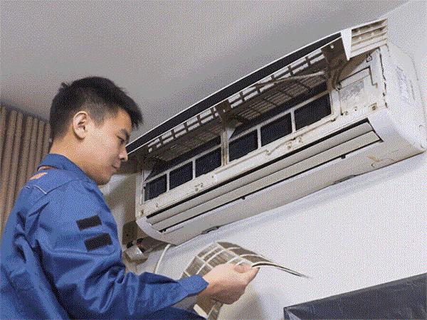 挂式空调清洗过滤网拆卸步骤图,aux立式空调怎么清洗过滤网