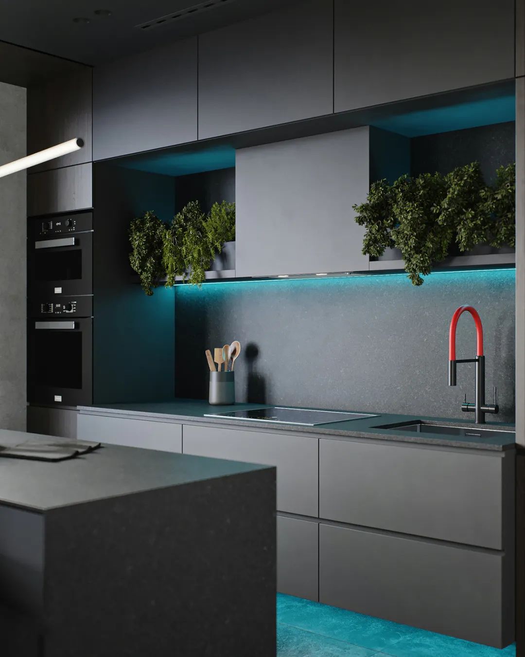 极简风格墨绿,极简主义墨绿色