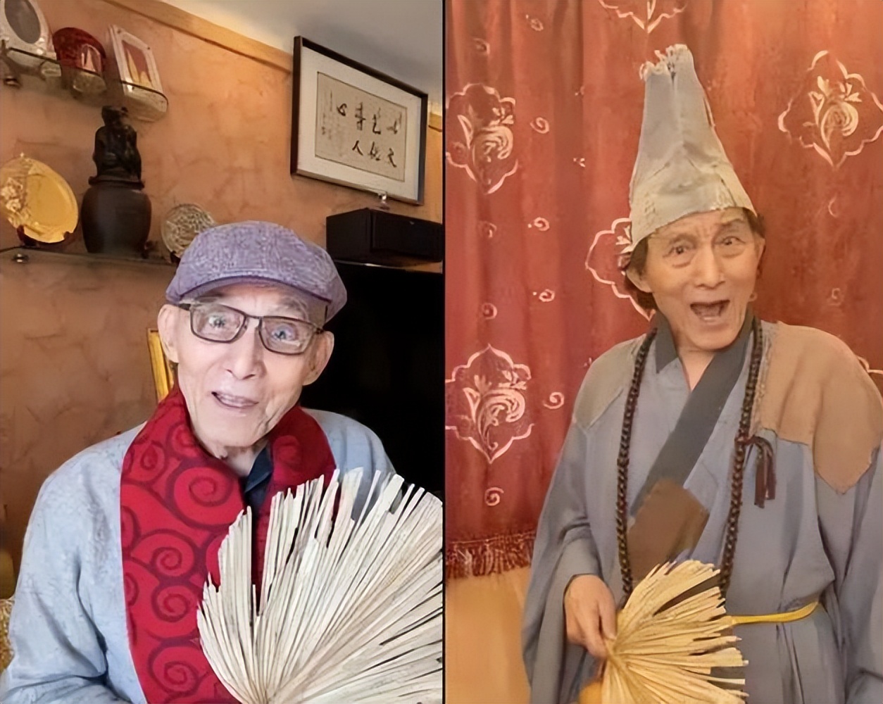 90岁游本昌说奖杯是负担,90岁游本昌获终身成就奖现场