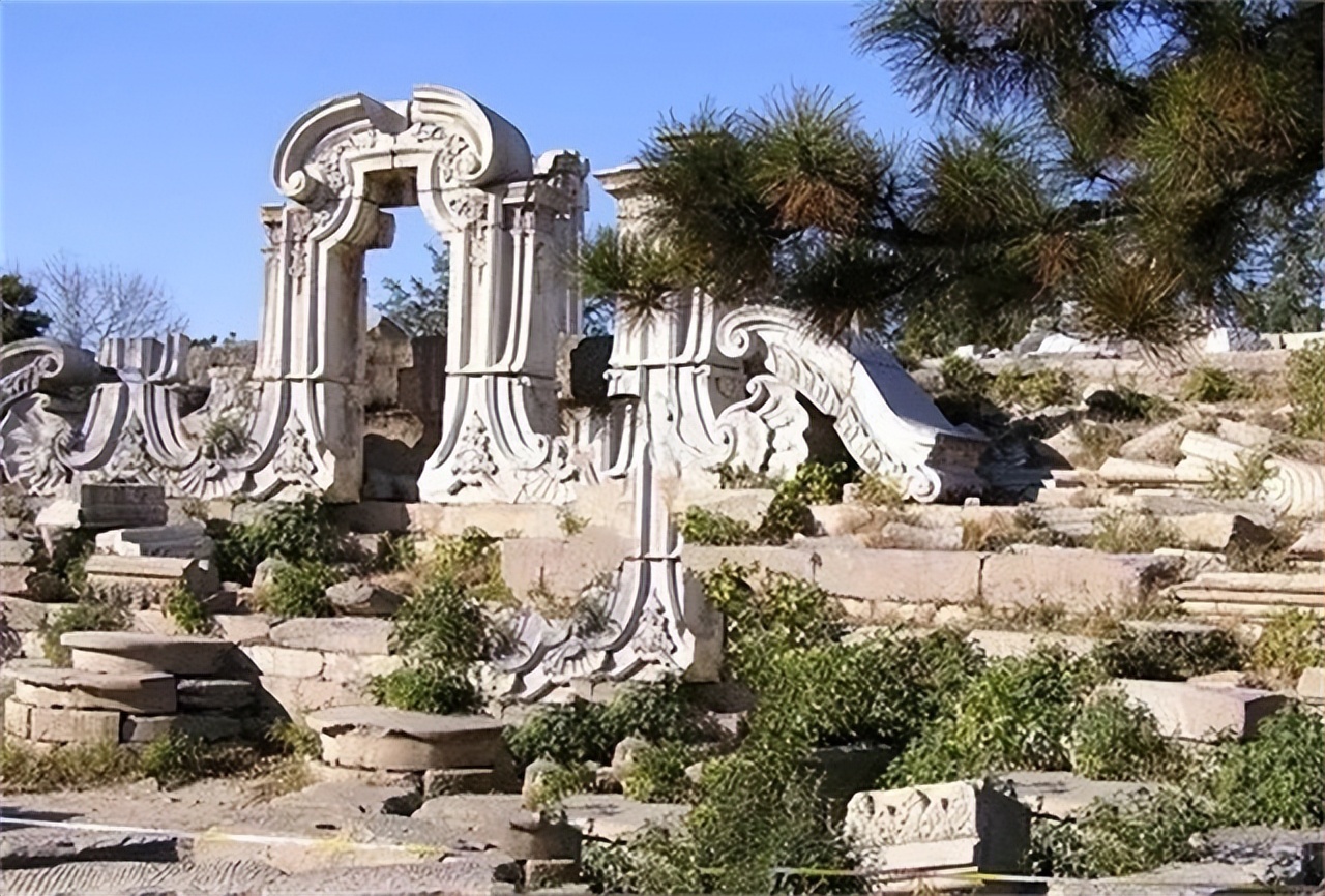 英国拍卖圆明园图片,圆明园烧毁前照片在英国拍卖